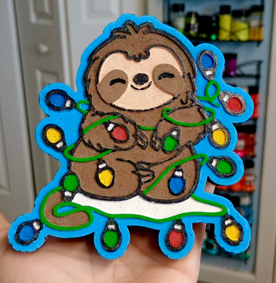 Christmas Light Sloth Mold