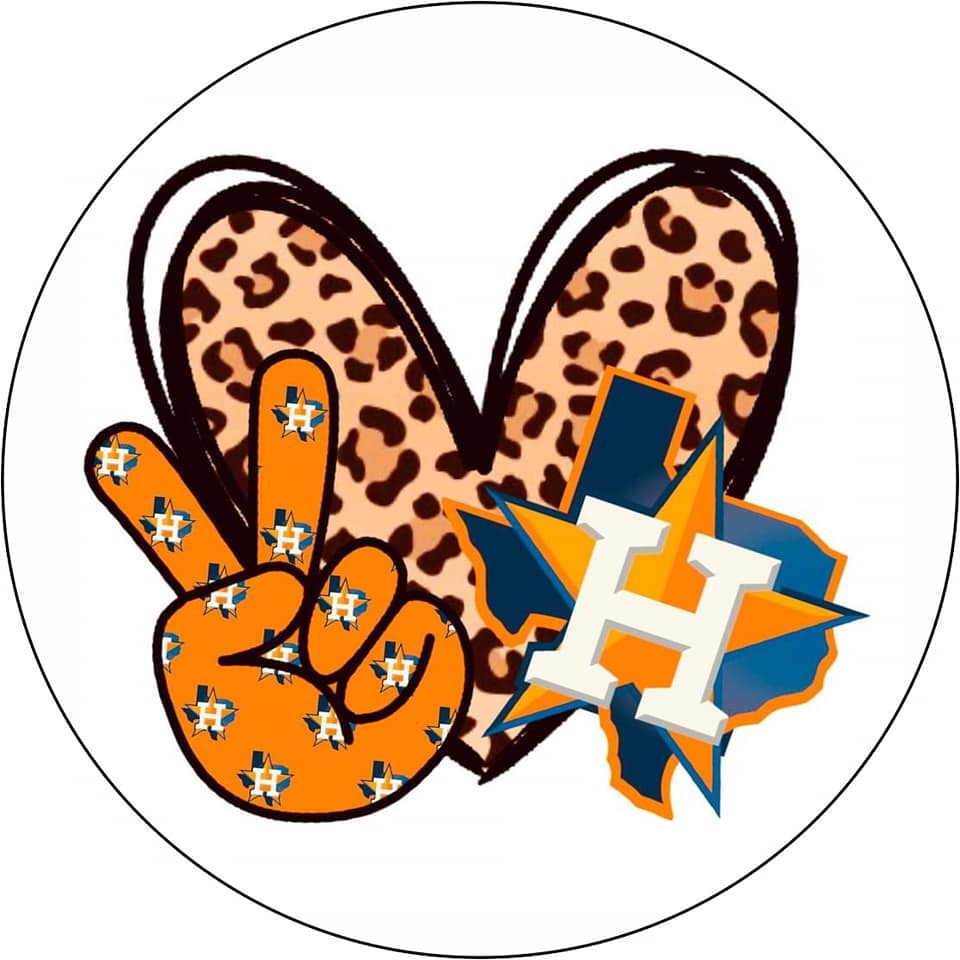 HOUSTON ASTROS HTOWN CAR FRESHIE CARD STOCK (CHOOSE IMAGE)