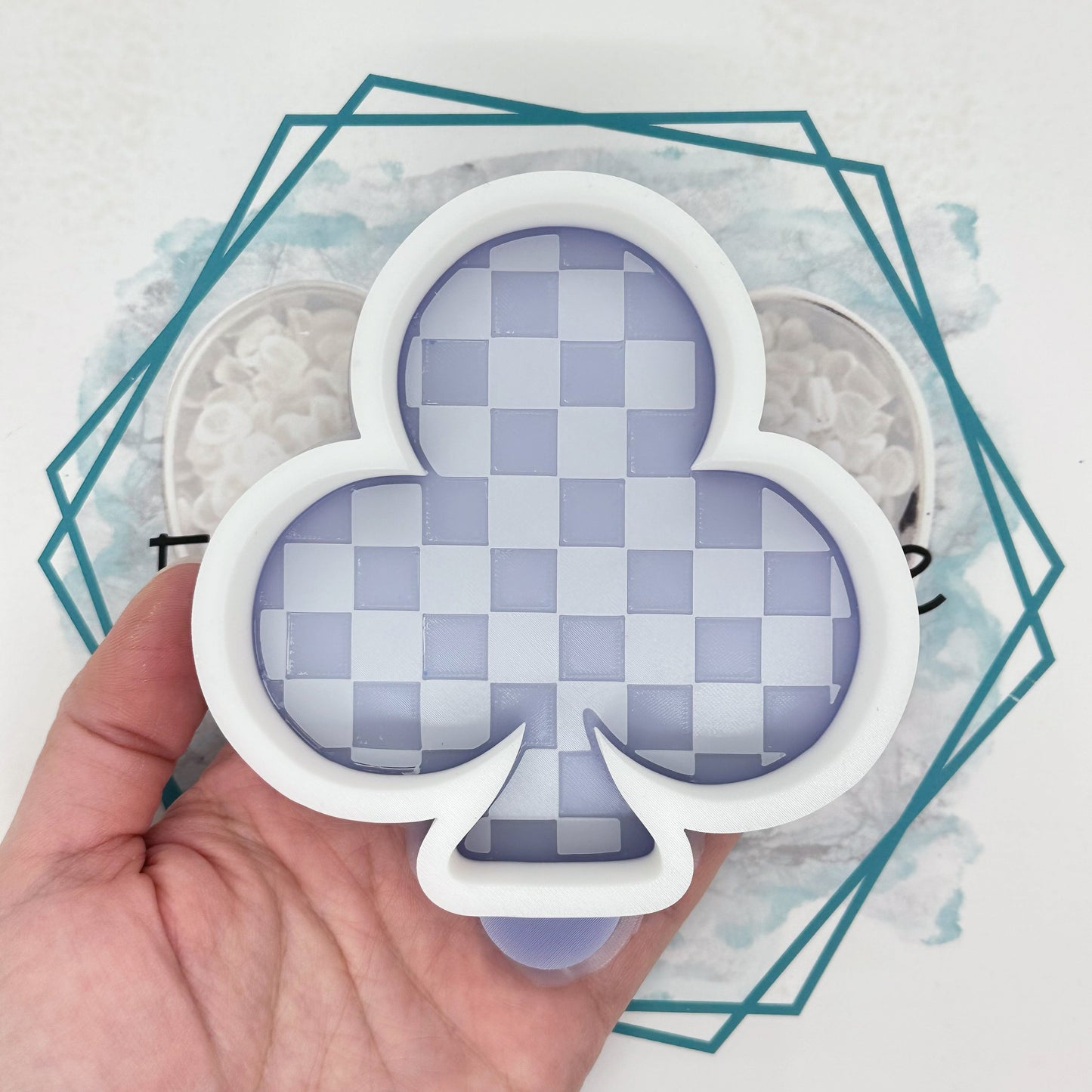 Checkered Club Freshie Mold
