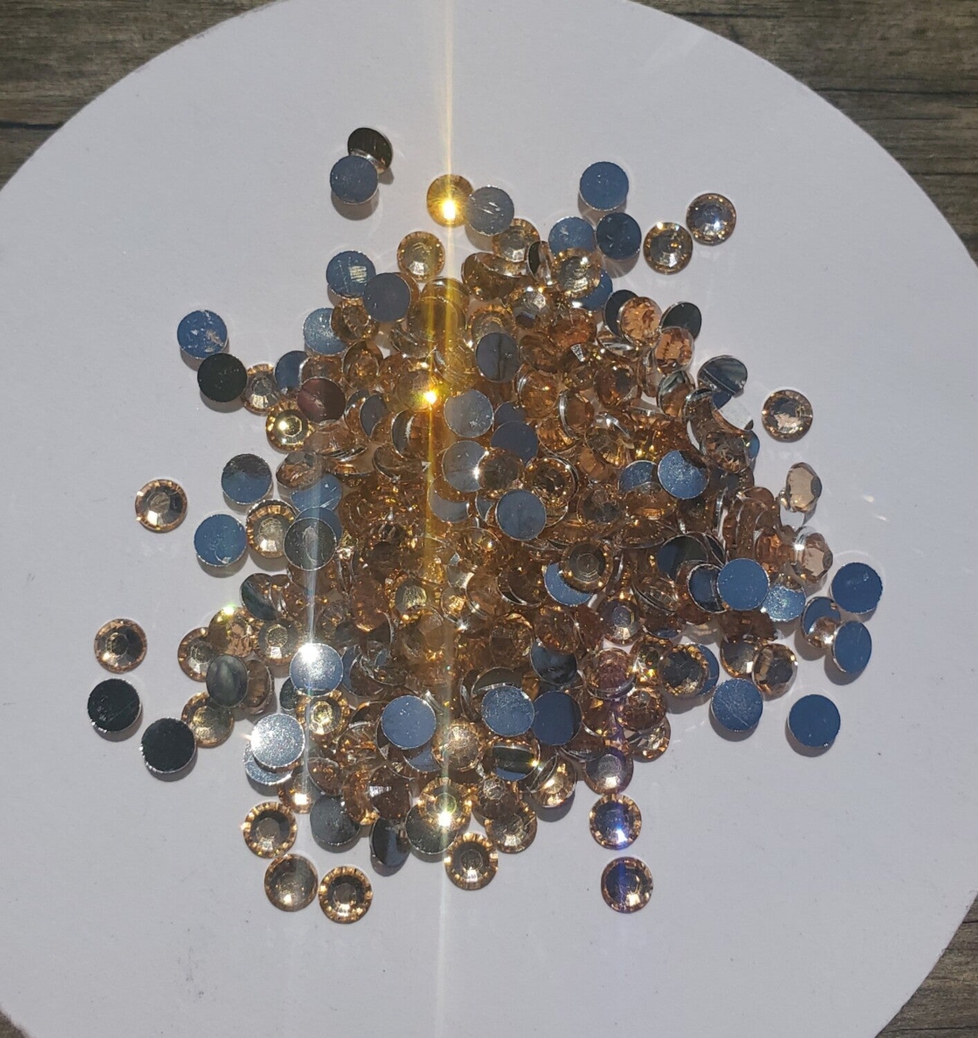 Champagne SS16 4mm Rhinestones
