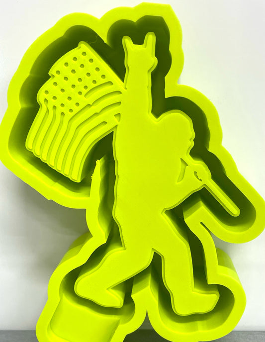 Patriotic Bigfoot Sasquatch Mold