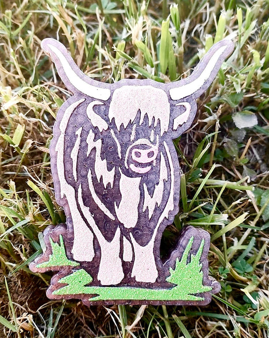Shaggy Highland Cow Mold