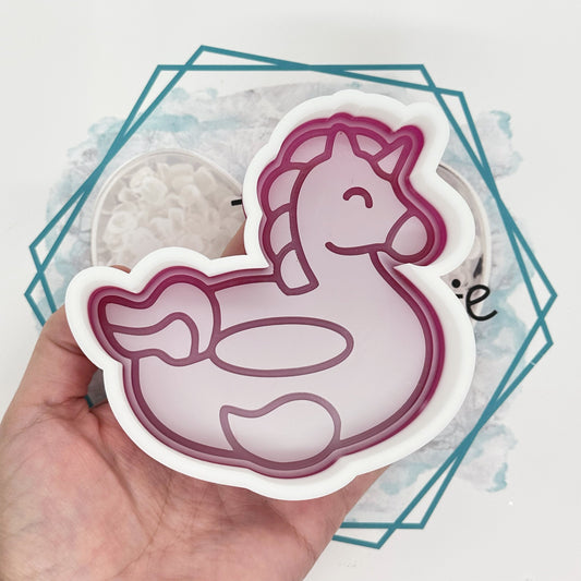 Unicorn Pool Float Freshie Mold