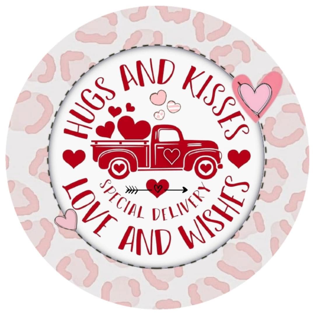 VALENTINES LOVE ROMANCE CARD STOCK CAR FRESHIE (CHOOSE IMAGE)
