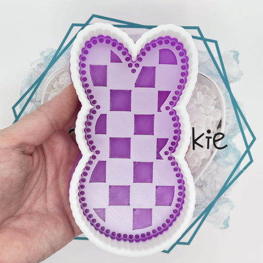 Checkered Peep Freshie Mold