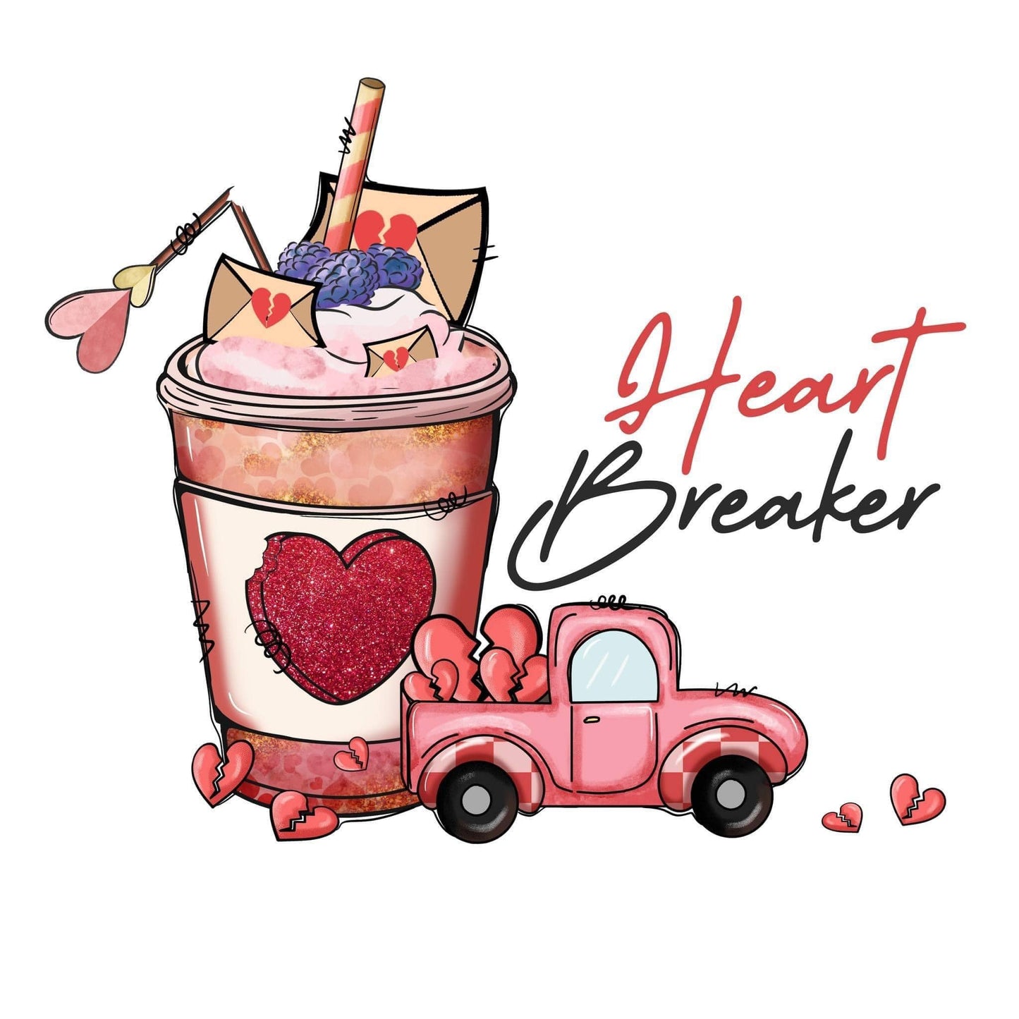 VALENTINES LOVE ROMANCE CARD STOCK CAR FRESHIE (CHOOSE IMAGE)