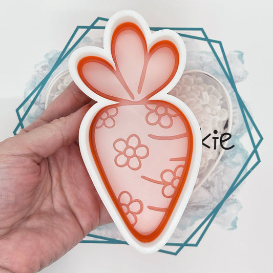 Floral Carrot Freshie Mold