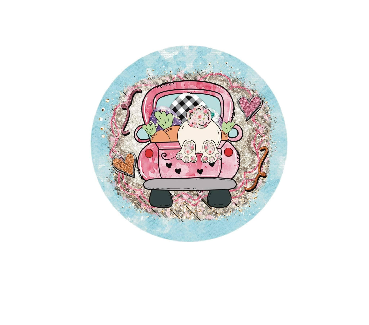 EASTER CAR FRESHIE CARD STOCK (CHOOSE IMAGE)