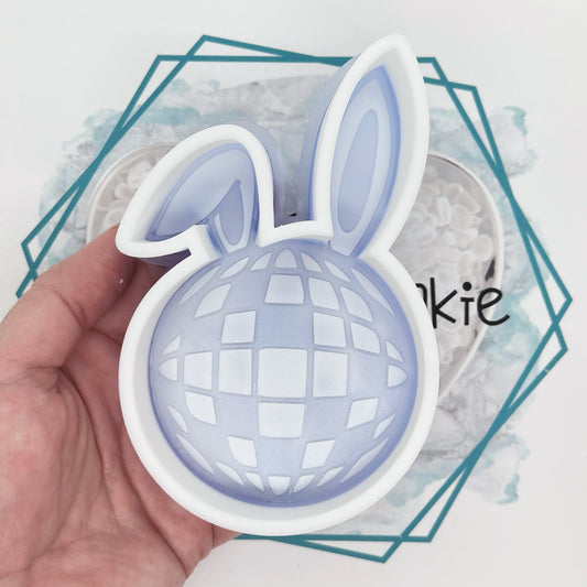 Disco Bunny Ears Freshie Mold