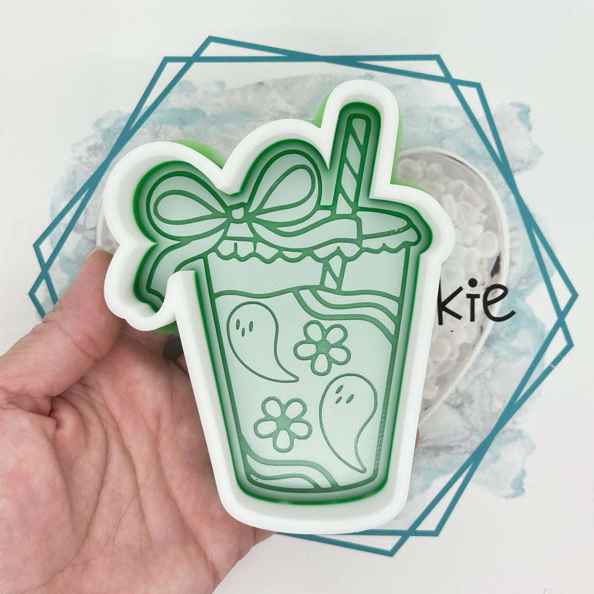 Ghost Iced Coffee Freshie Mold