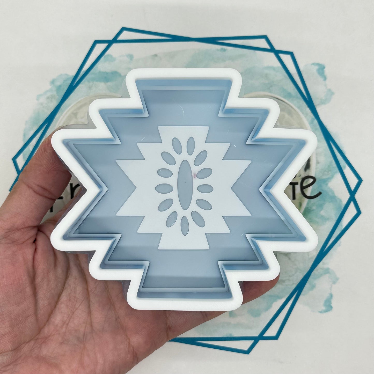 Aztec Squash Blossom Freshie Mold