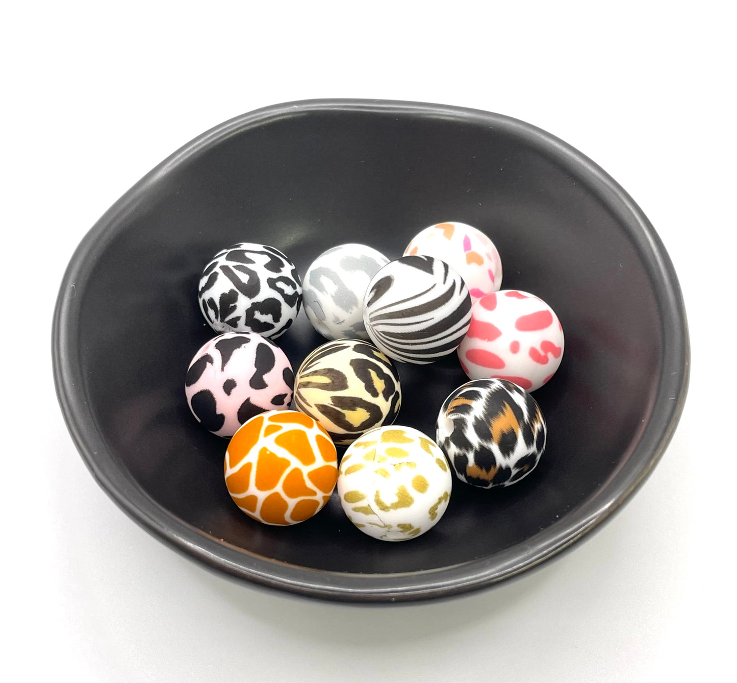 15mm Round Silicone Beads