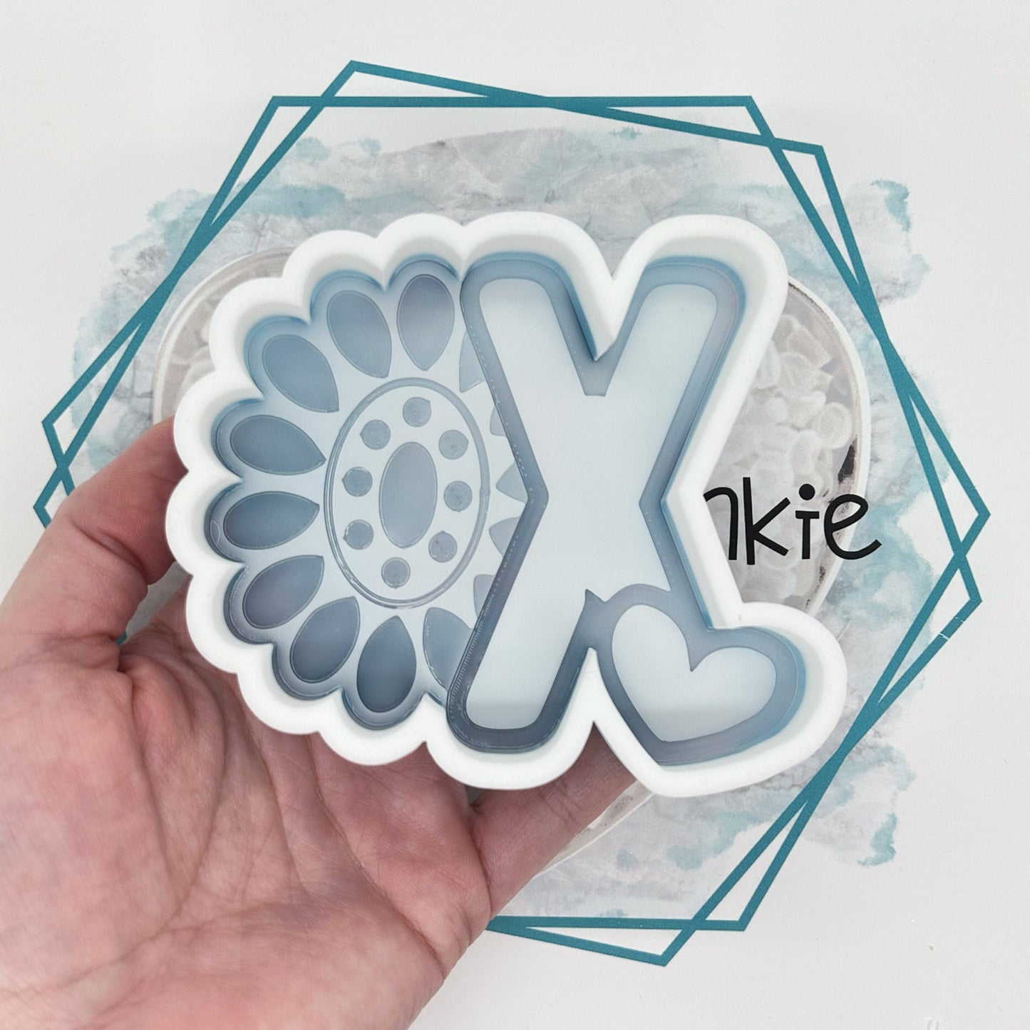 Heart XO Freshie Mold
