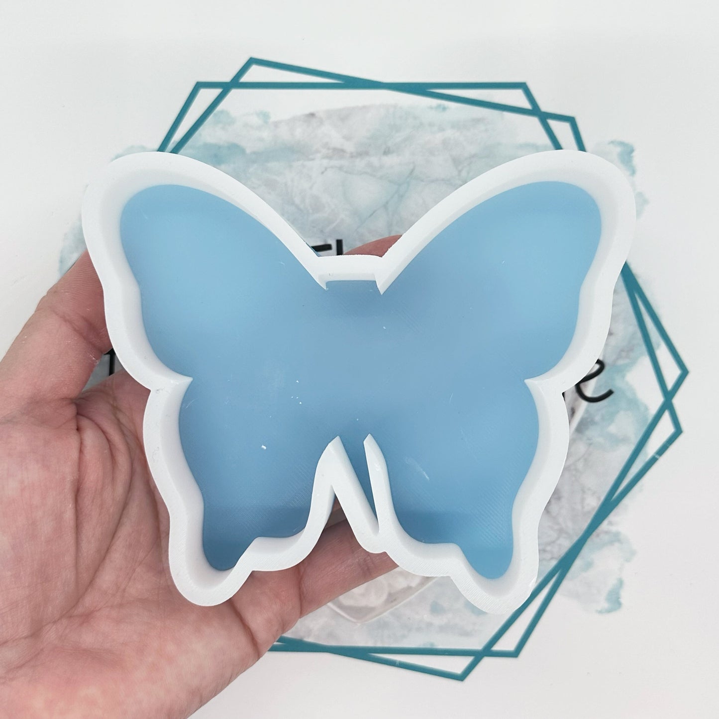 Butterfly Bolt & 8 INSERTS Freshie Mold