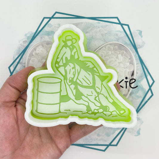 Barrel Racer Freshie Mold