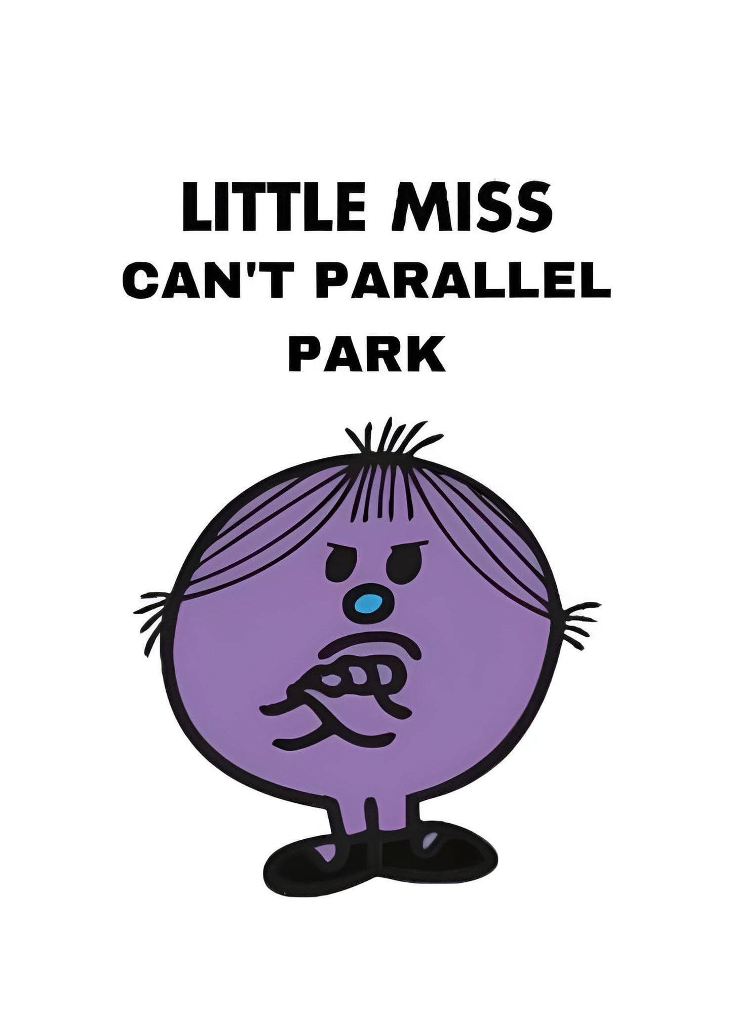 LITTLE MISS CAR FRESHIE CARD STOCK (CHOOSE IMAGE)