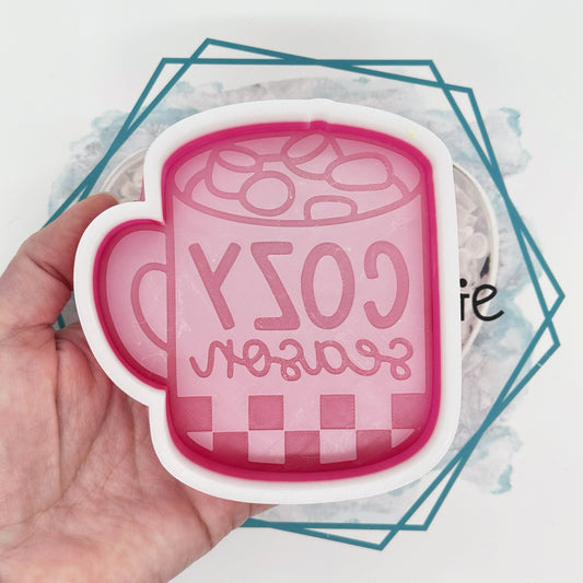 Cozy Season Hot Cocoa Freshie Mold