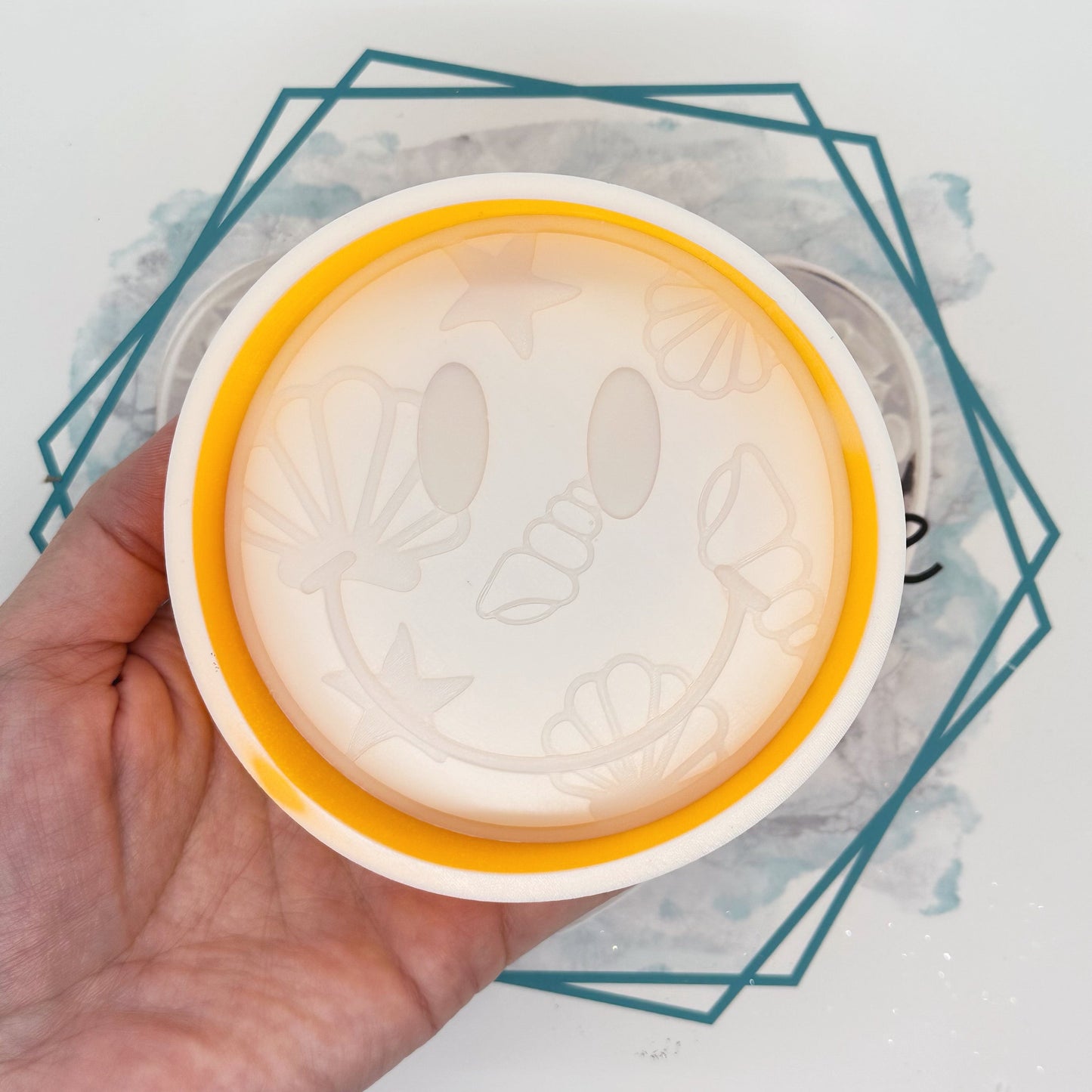 Smiley & Seashells Freshie Mold