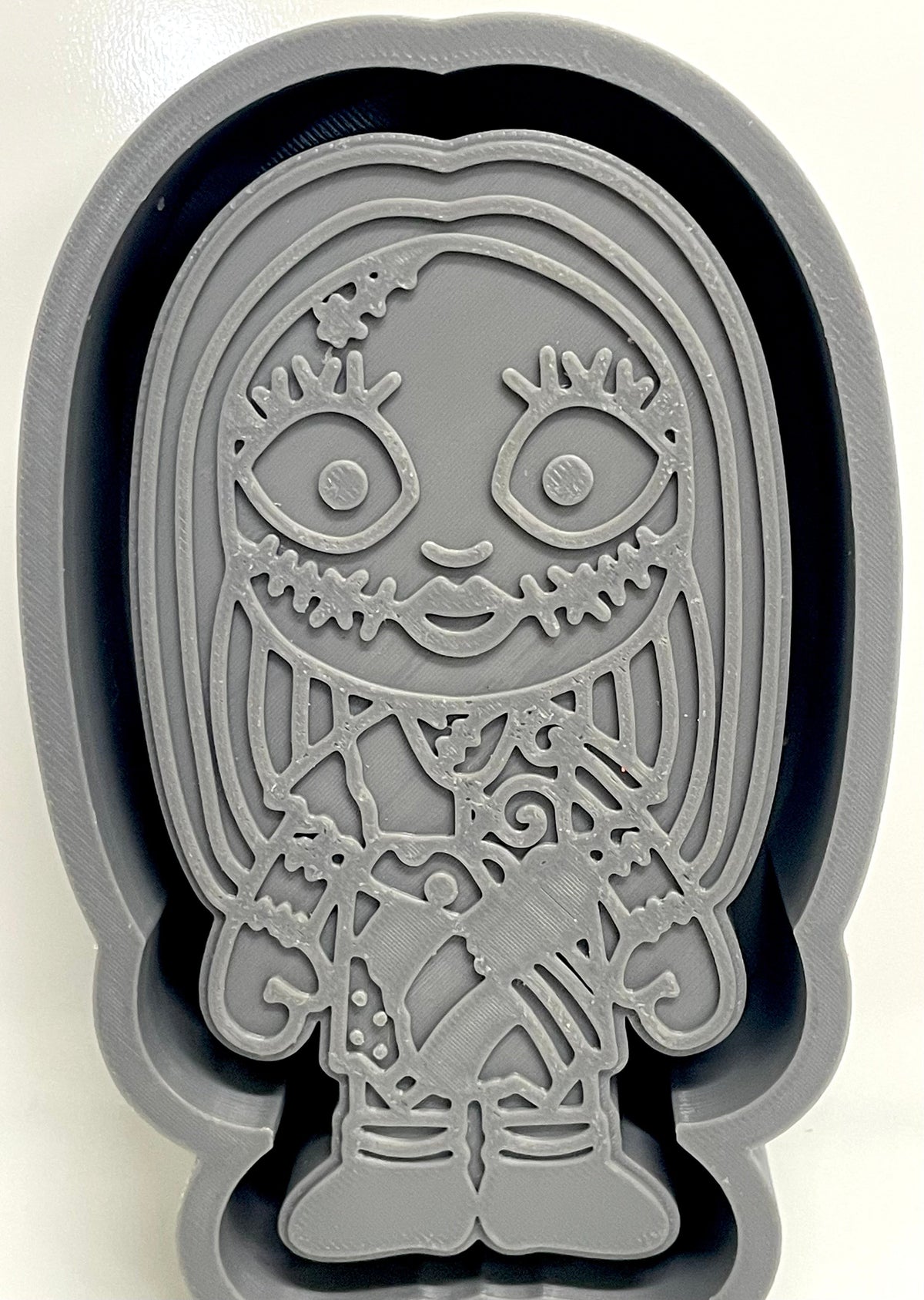 Skeleton Halloween Girl Mold