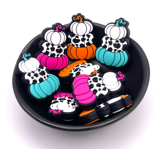 Stacked Pumpkins Focal Bead