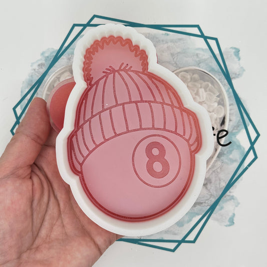 Winter Beanie 8 Ball Freshie Mold