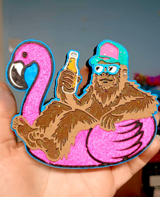 Bigfoot Sasquatch in Floatie Mold