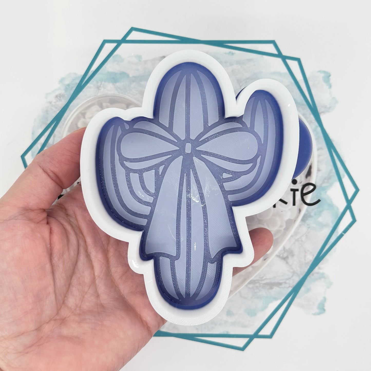 Cactus Bow Freshie Mold