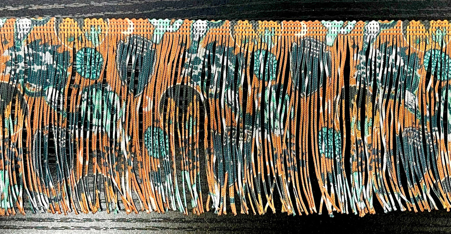 4” Fringe with Printed Designs
