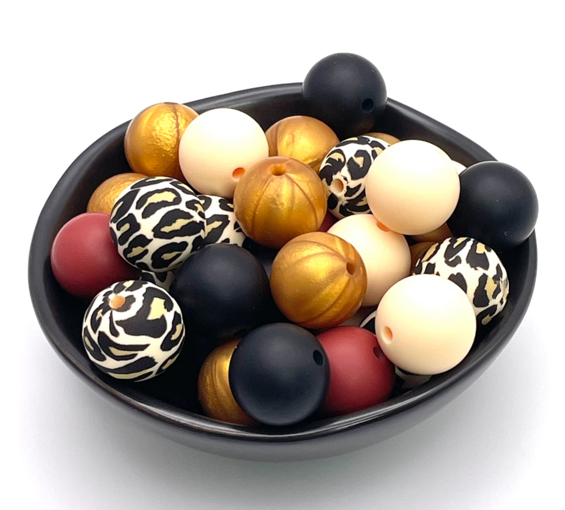 15mm Round Silicone Beads
