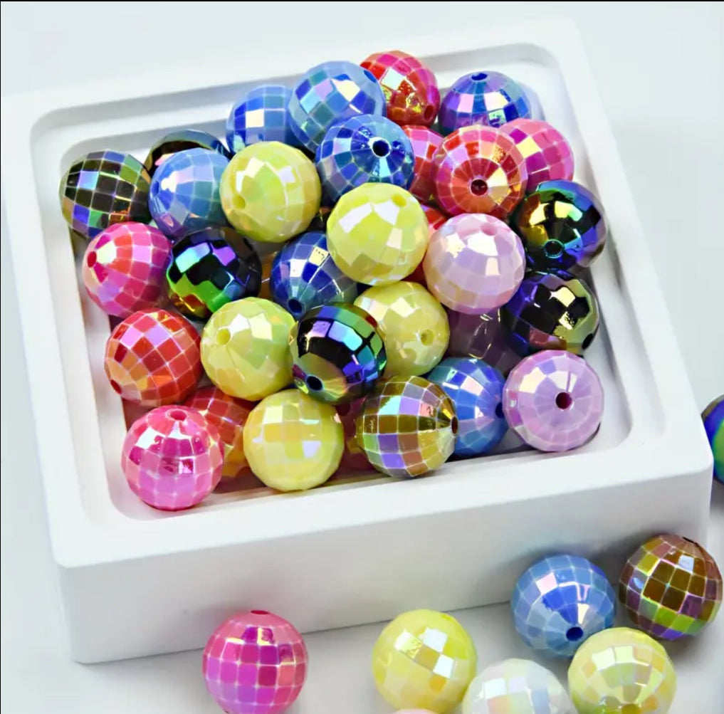 16mm Bubblegum Beads