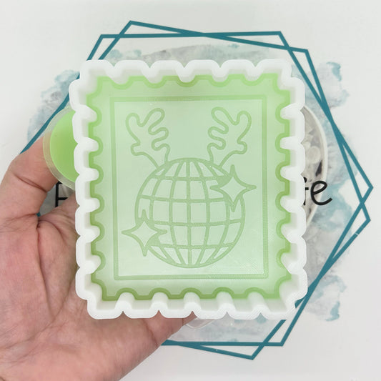Reindeer Stamp Freshie Mold