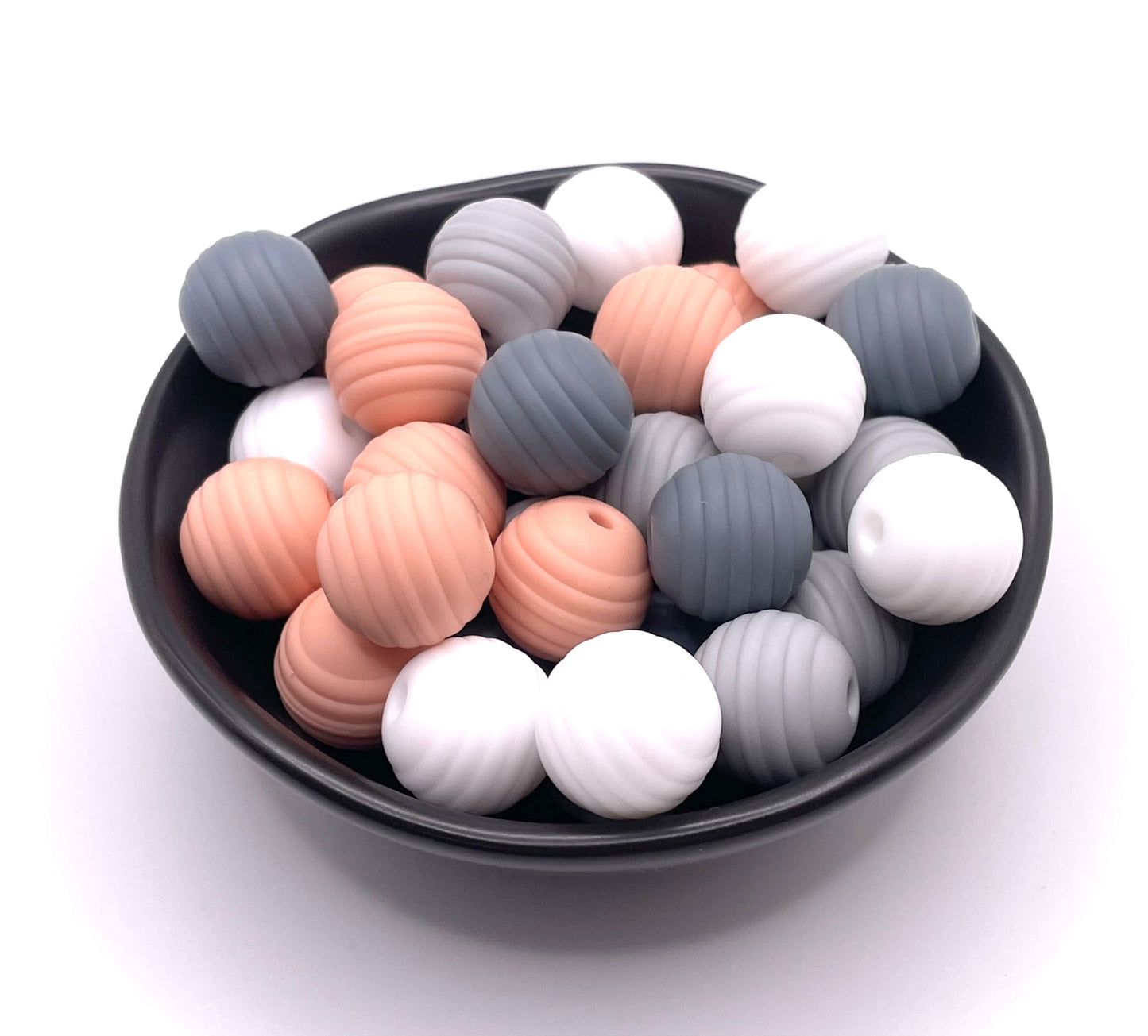 15mm Round Silicone Beads