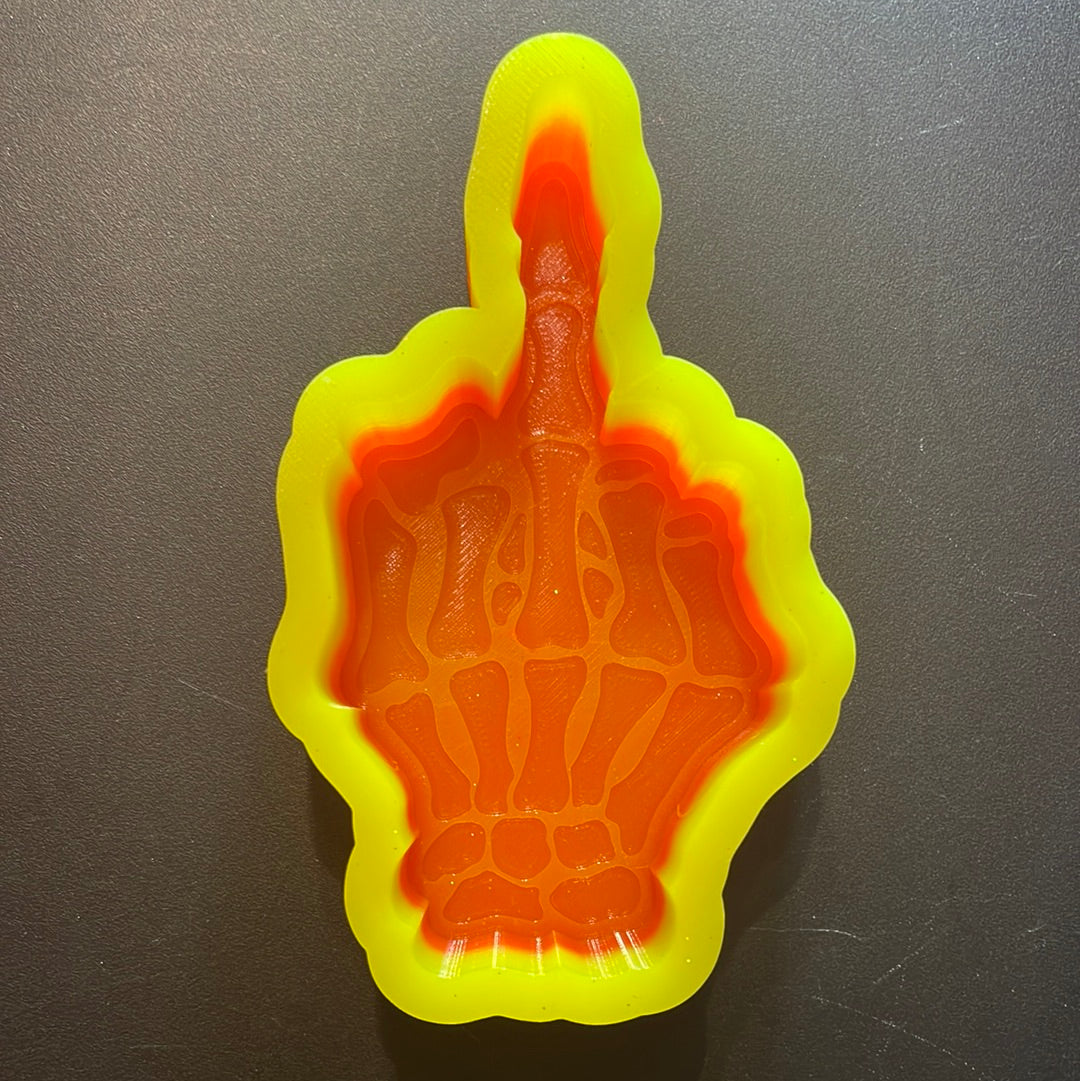 Skeleton Hand Flip Off/Middle Finger Mold