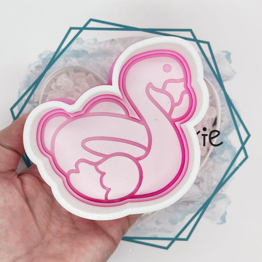 Flamingo Pool Float Freshie Mold