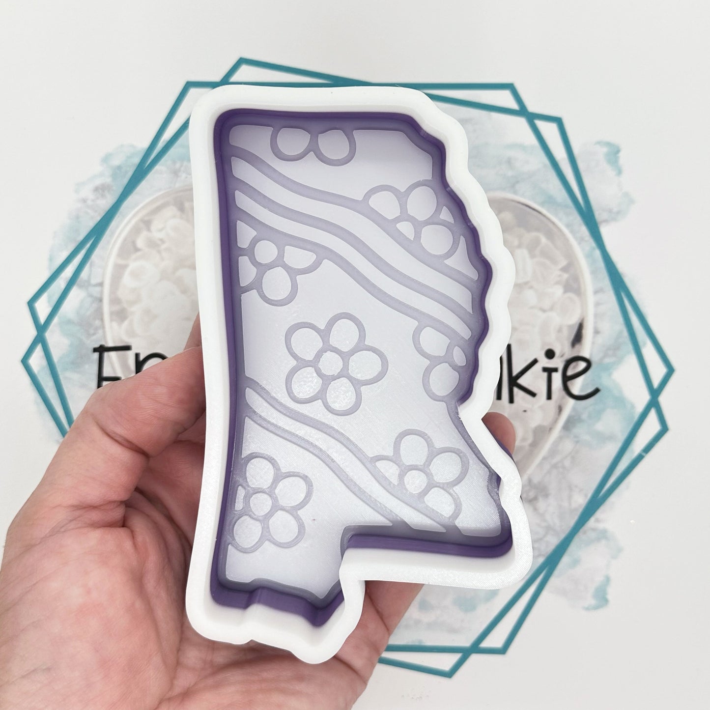 Groovy States Freshie Mold
