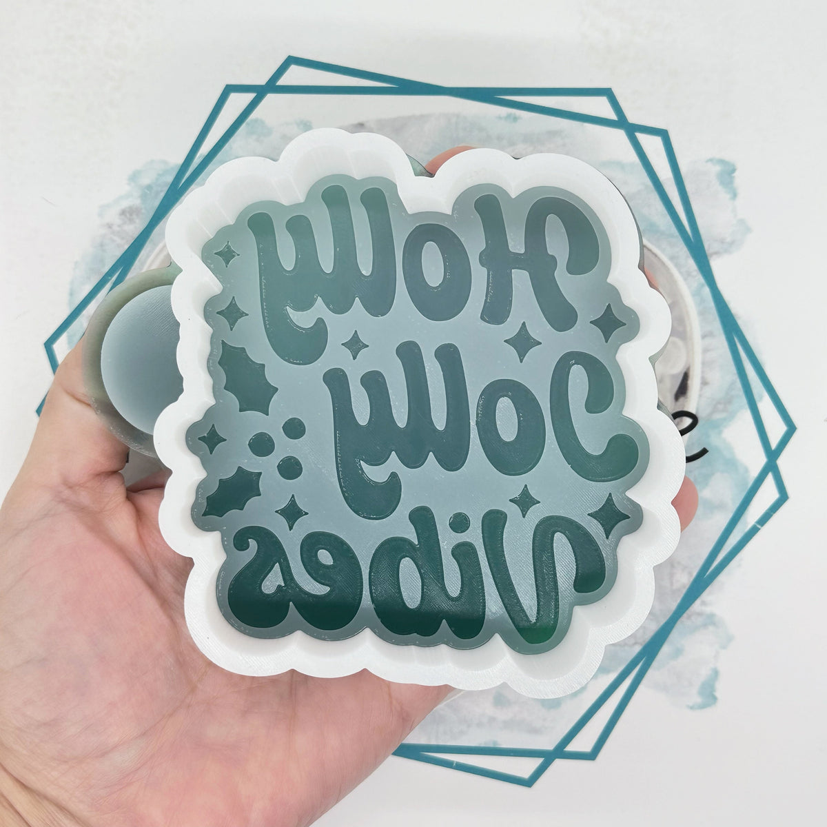 Holly Jolly Vibes Freshie Mold