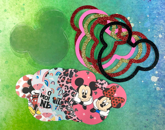 Mouse Shaker Mold, Cardstock, & Sprinkle Bundle Kit
