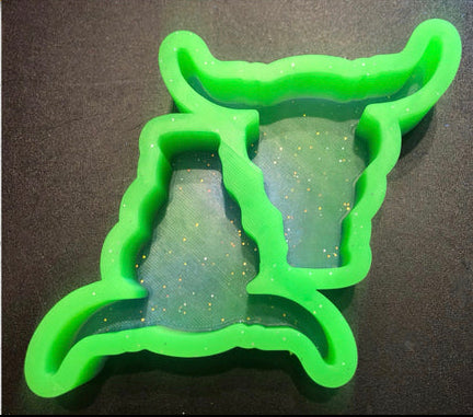 Plain Bull Skull Vent Clip Mold