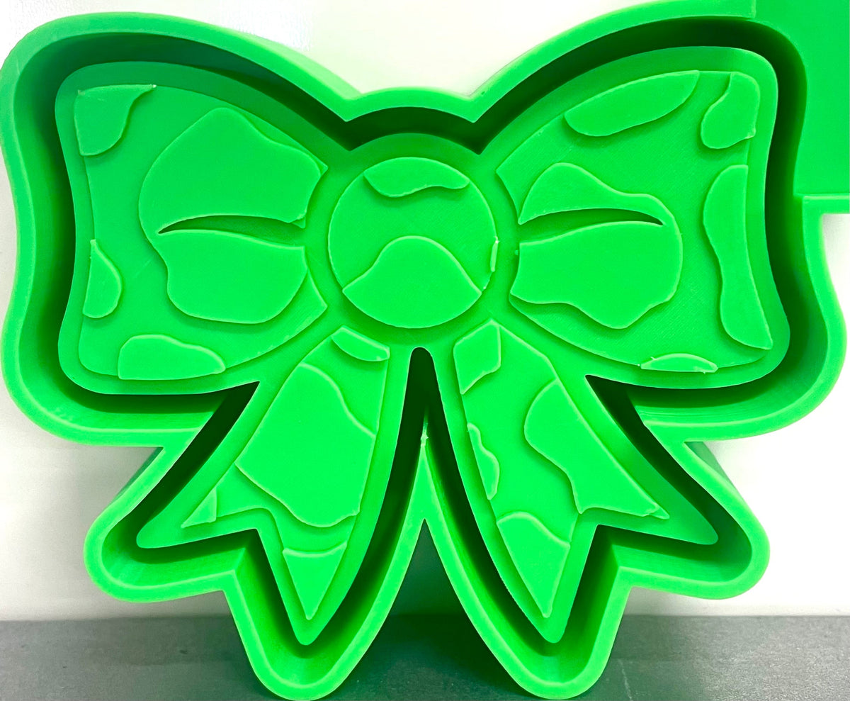 Cow Print Bow Mold