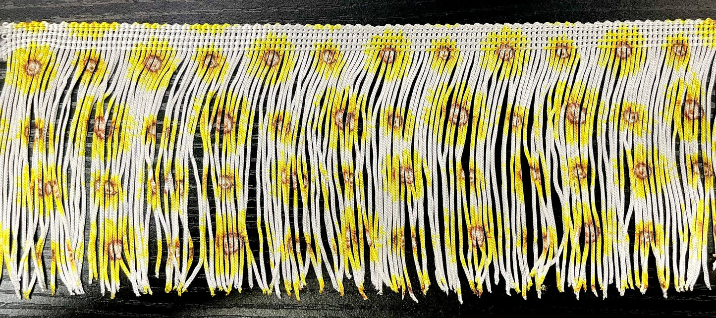 4” Fringe with Printed Designs