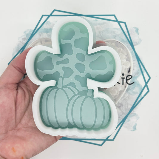Pumpkin Cross Freshie Mold