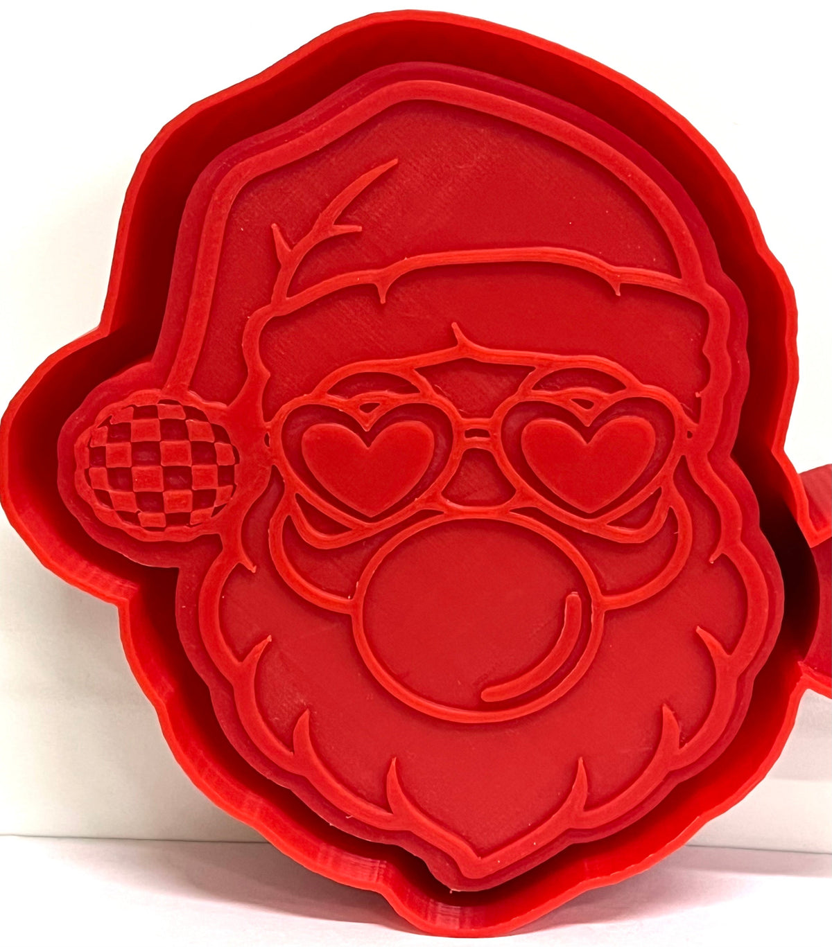 Santa Blowing Bubble Mold