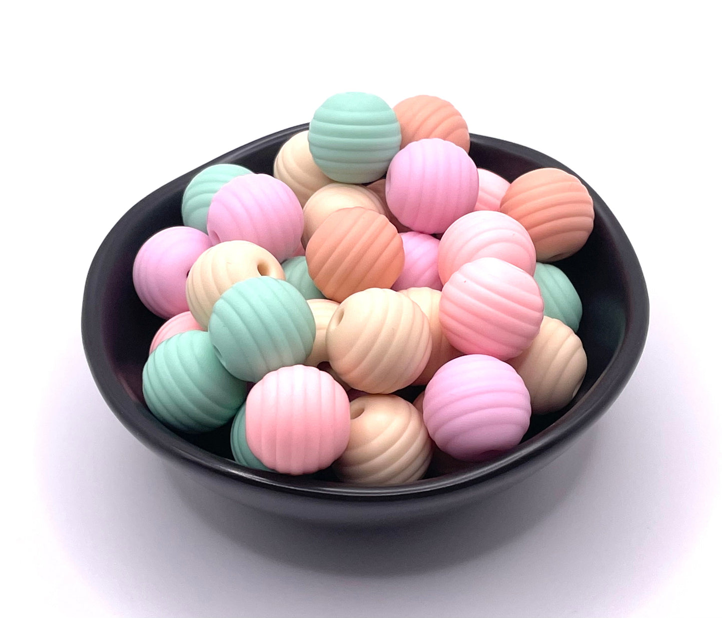 15mm Round Silicone Beads