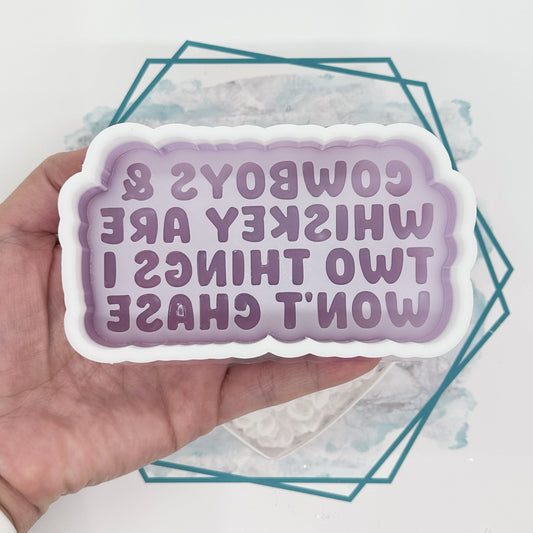 Cowboys & Whiskey Freshie Mold
