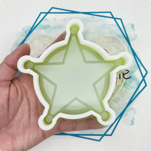 Sherrif Badge Freshie Mold