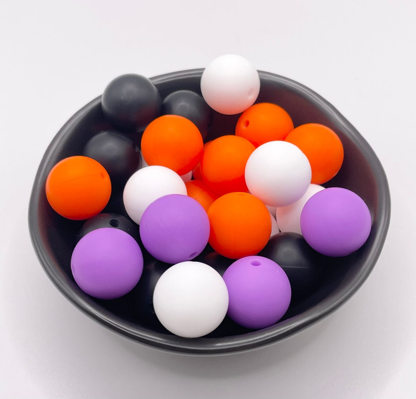 15mm Round Silicone Beads