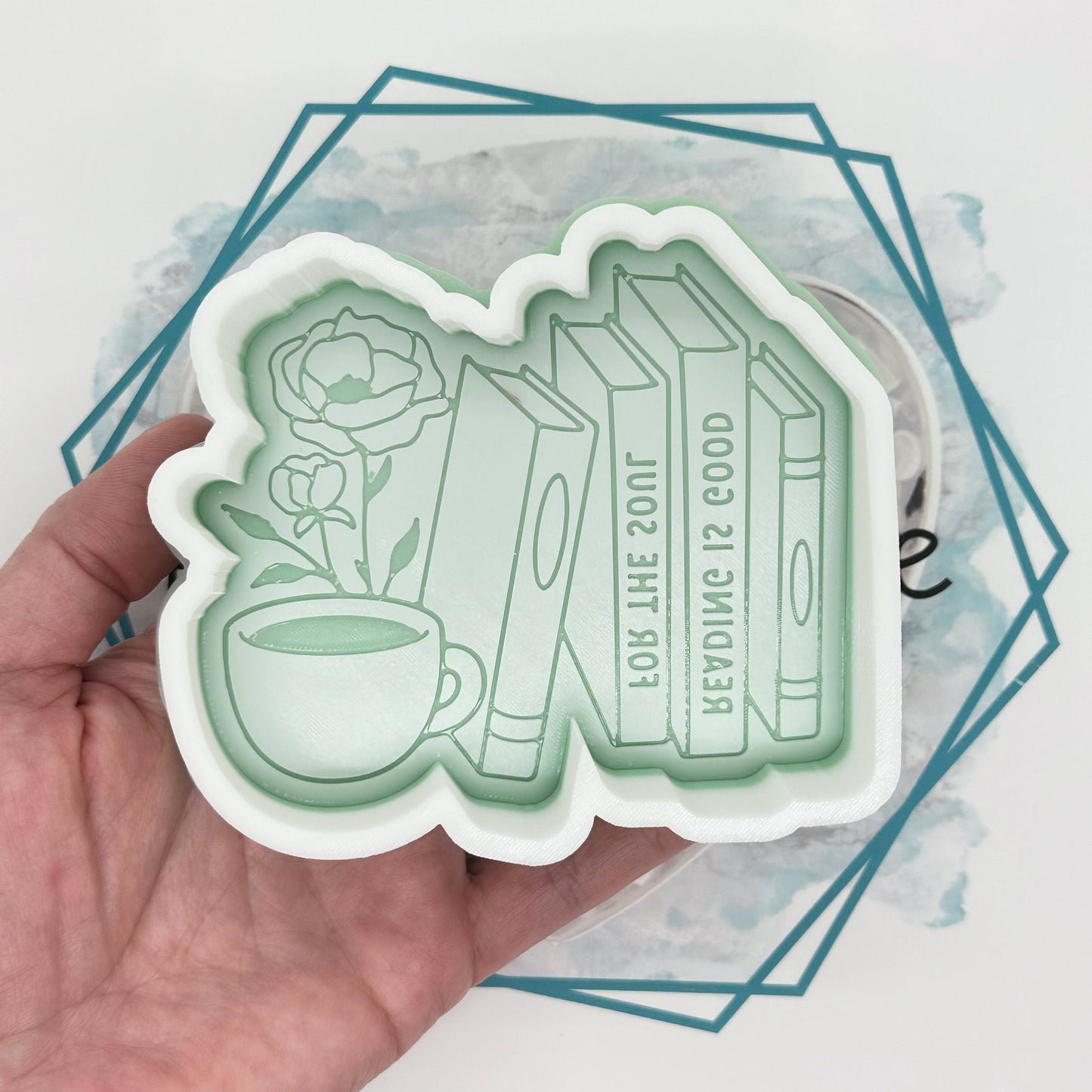 Coffee & Books Freshie Mold