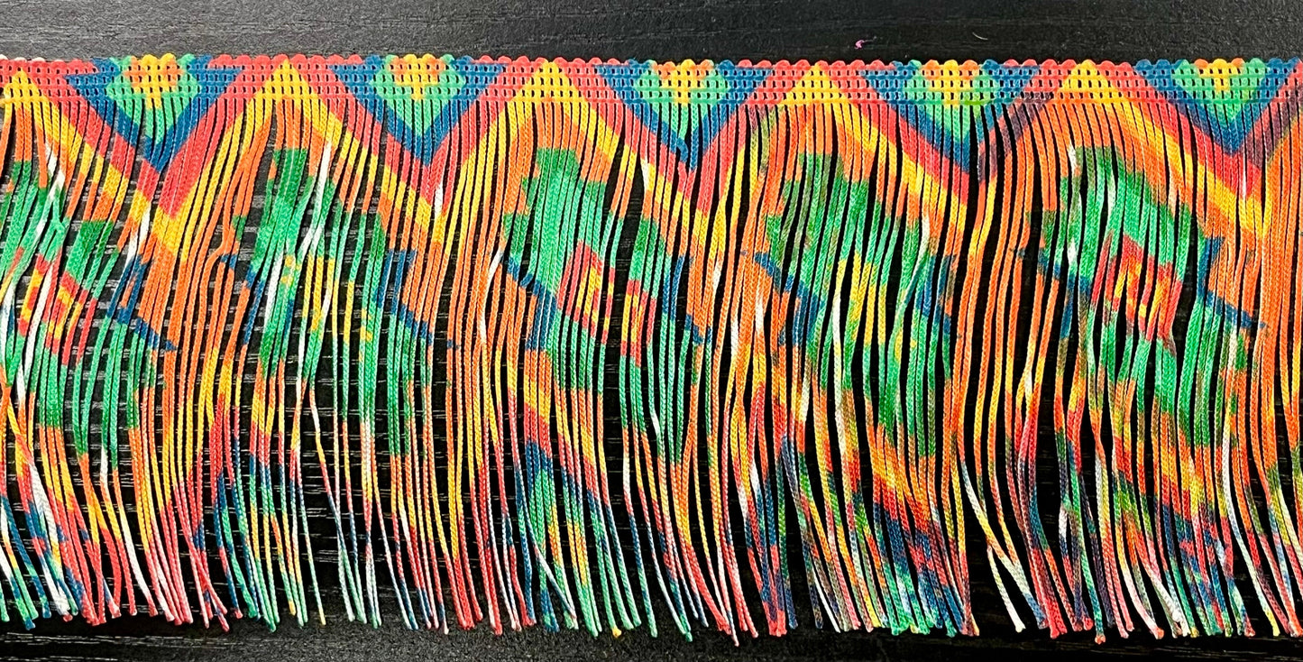 4” Fringe with Printed Designs