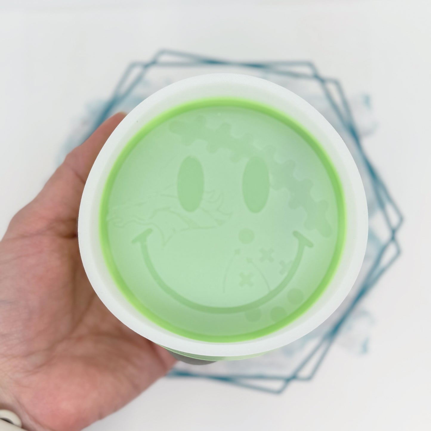 Broncos Smiley Face Freshie Mold (ORIGINAL DESIGN)