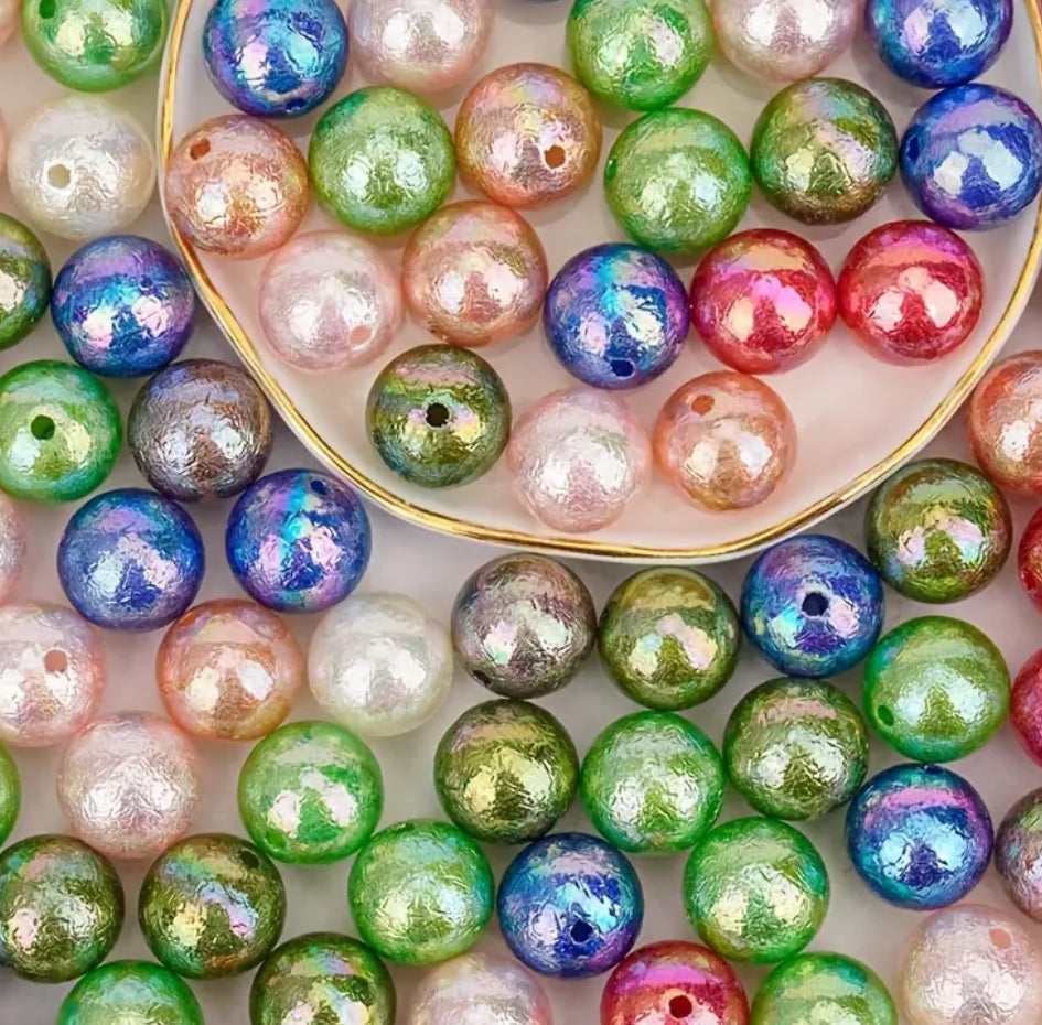 16mm Bubblegum Beads